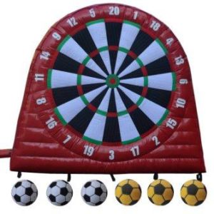 Outdoor PVC Tarpaulin Iflatable Soccer Dart Boards