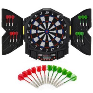 Best Choice Products Electronic Dartboard Sport Game Set