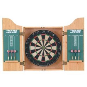 DMI Sports Deluxe Dartboard Cabinet Set