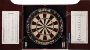 Viper stadium Sisal-Bristle Steel Tip Dartboard and Cabinet Bundle