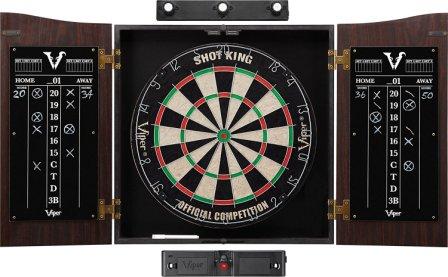 Viper Vault Sisal brsitle dartboard cabinet